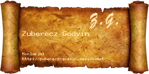 Zuberecz Godvin névjegykártya